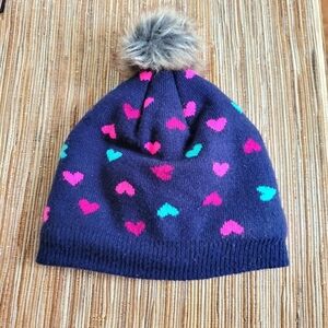 Baby Winter Sherpa Lined Pom Pon Winter Hat